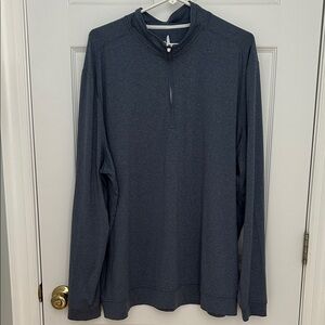 johnnie-O Charcoal Quarter-Zip Pullover